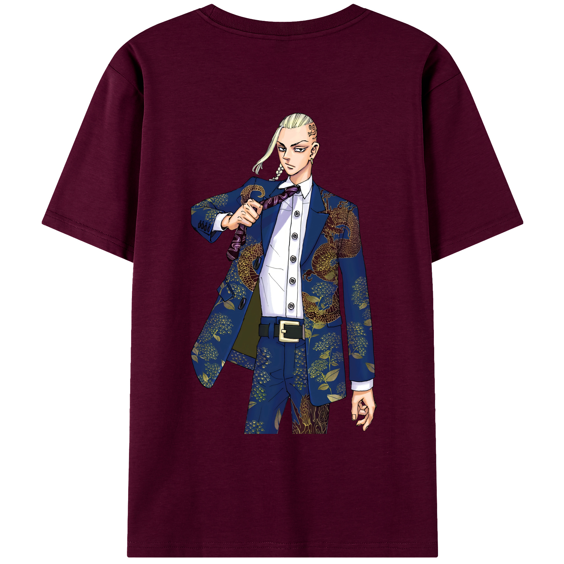 （画像用） 東京リベンジャーズ Tokyo Revengers レディース半袖Tシャツ(バックプリント)